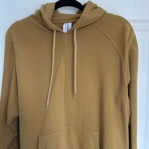 Collusion hoodie can’t find size I would say small oversized or medium khaki